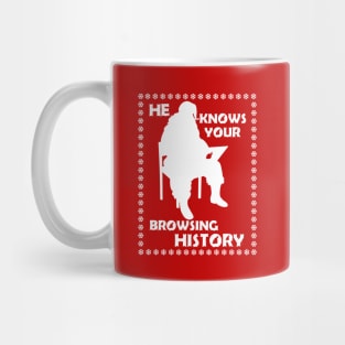 Funny Santa Claus Internet Joke Christmas Meme Mug